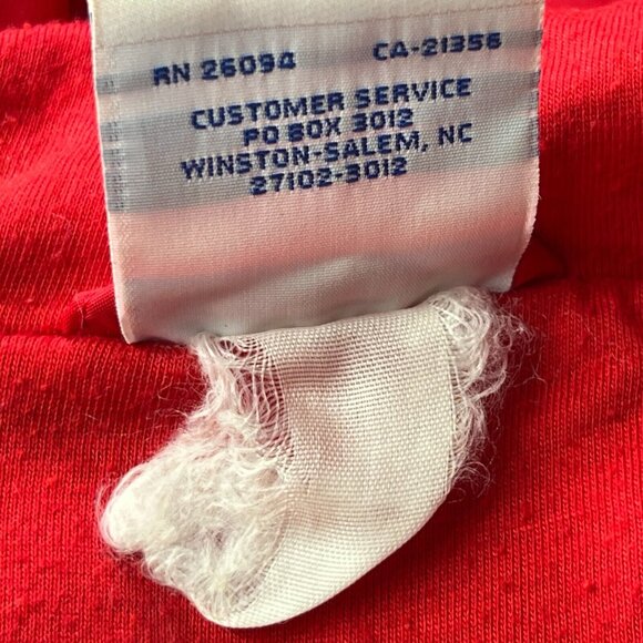 Vintage Champion Hooded Nebraska Cornhuskers Jacket Mens Large Red - Picture 6 of 8